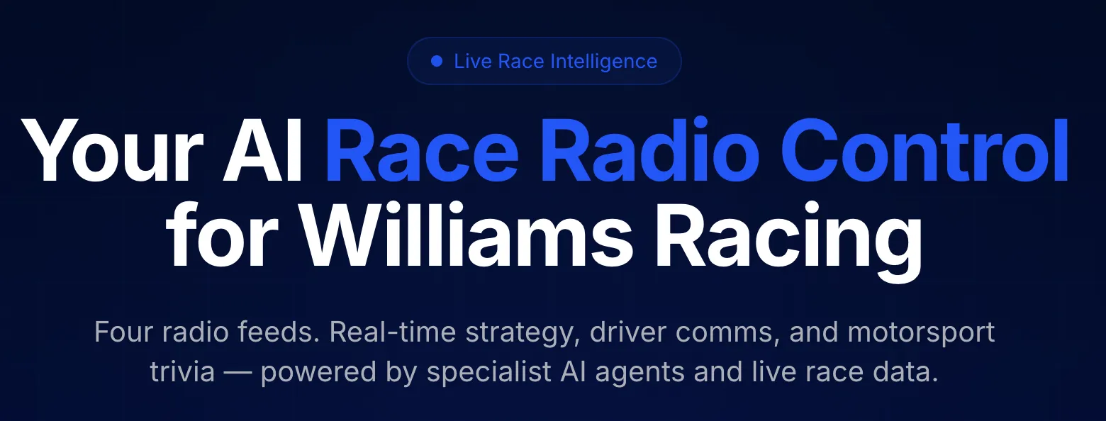How We Built Race Radio Control in a Week With Claude Code and Airia